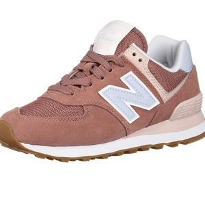 Classic New Balance 574, rose, grey sneaker 9